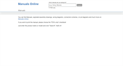 Desktop Screenshot of manuals-online.net